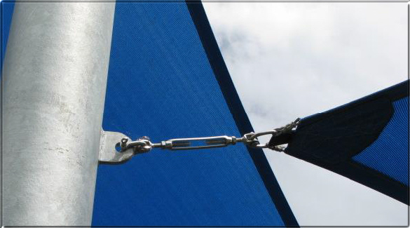 Stainless steel sail attachment image